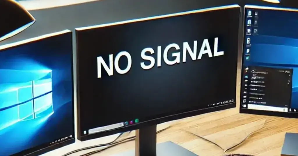 ディスプレイが突然信号なし時の総点検