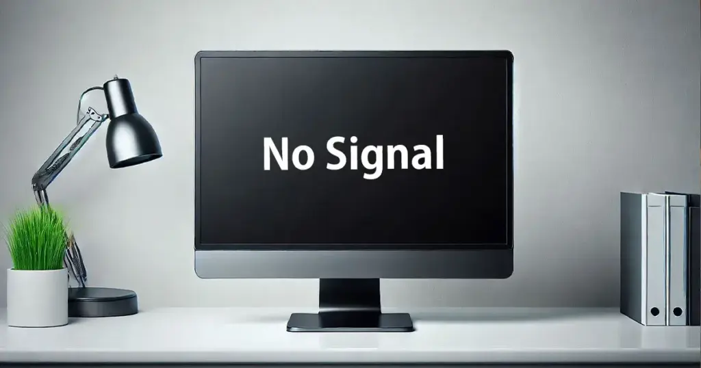ディスプレイが突然信号なしの原因
