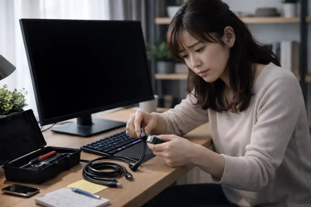 スリープ復帰と画面出力ショートカット